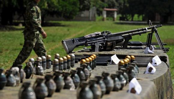 Descubren escondite FARC con armas de Perú y Ecuador