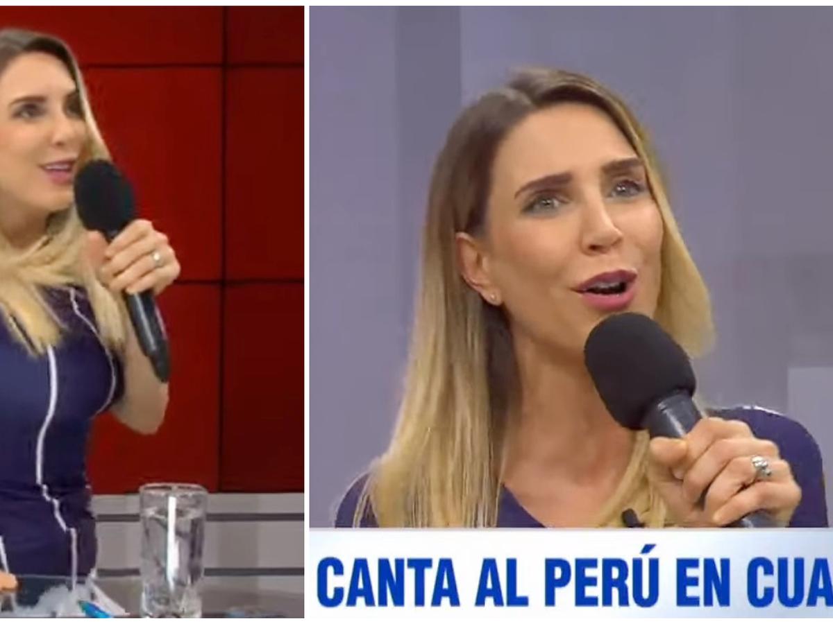 Juliana Oxenford Sorprende Al Terminar Su Programa Cantando Tema De La Quinta Estacion Video Miscelanea Correo