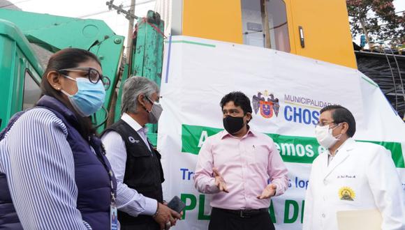 La planta de oxígeno fue instalada en el hospital José Agurto Tello de Chosica. (Foto: Minsa)