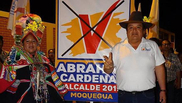 Abraham Cárdenas es el virtual alcalde de la ciudad de Moquegua