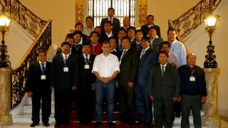 Presidente sostuvo reunión de trabajo con autoridades de región Puno