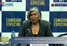 Mañana juramenta María Zavala como miembro titular de la Junta Nacional de Justicia
