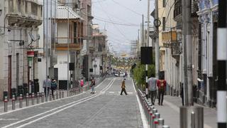 Vendedores se quejan por obra de la comuna provincial de Arequipa