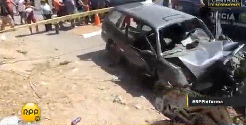 ​Huacho: Cinco muertos deja choque de autos en la Panamericana Norte