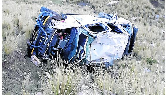 Seis muertos deja dos accidentes viales en las rutas a Huancavelica