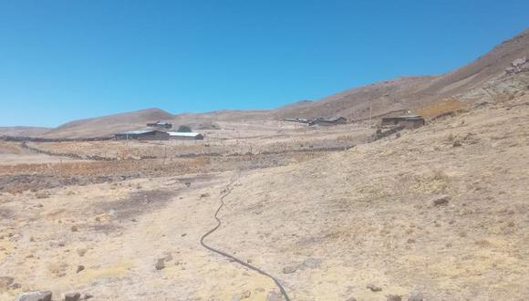 Sequía en Huancavelica.