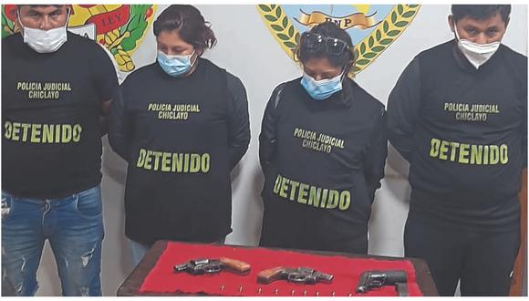 Entre los detenidos hay cuatro trujillanos que, al parecer, pretendían asaltar en el distrito de La Victoria. Presentan antecedentes policiales y judiciales.