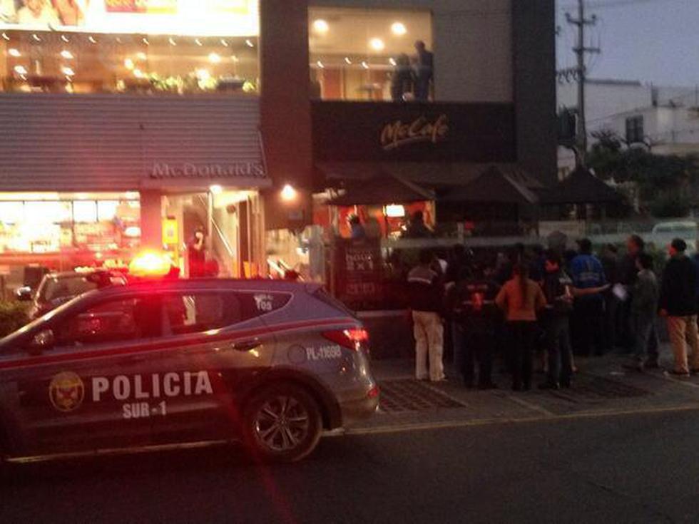 Miraflores: Balacera en local de comida rápida deja un muerto