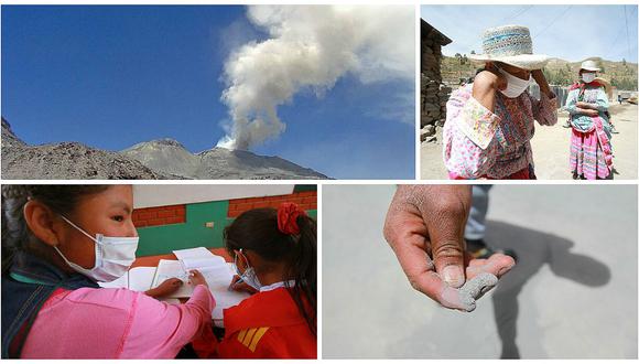 Volcán Sabancaya: declaran en emergencia a 21 distritos afectados  