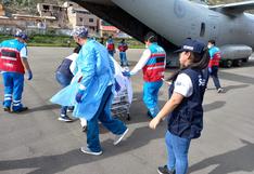 Huánuco: Fuerza Aérea traslada cuatro pacientes de emergencia a Lima