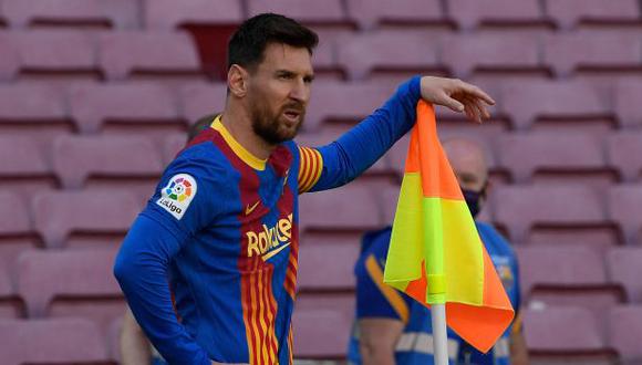 Lionel Messi se aleja de Barcelona. (Foto: AFP)