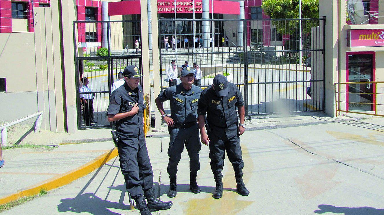 Alarma de bomba en la Corte de Justicia de Tumbes