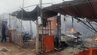 Chincha: Fuego consume más de una decena de viviendas en Sunampe
