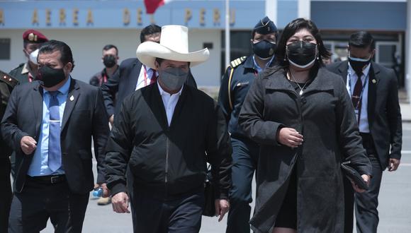 El presidente de la República, Pedro Castillo, viajó a la región Tacna para asistir al velorio del congresista Fernando Herrera. (Foto: Presidencia Perú)