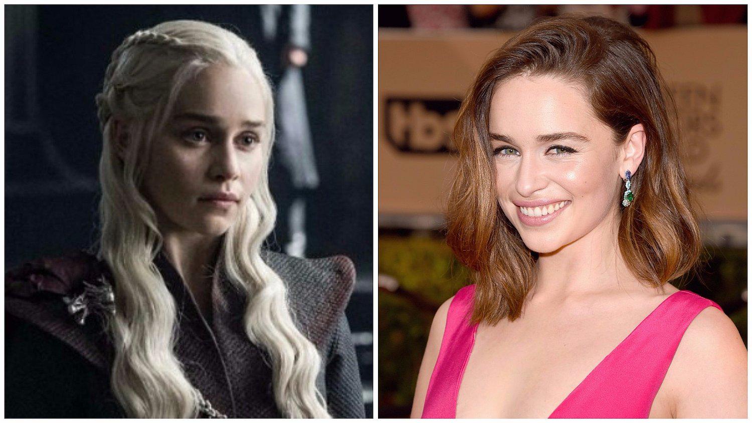 Emilia Clarke se transformó en 'Daenerys' para la última temporada de Game of Thrones (FOTO)