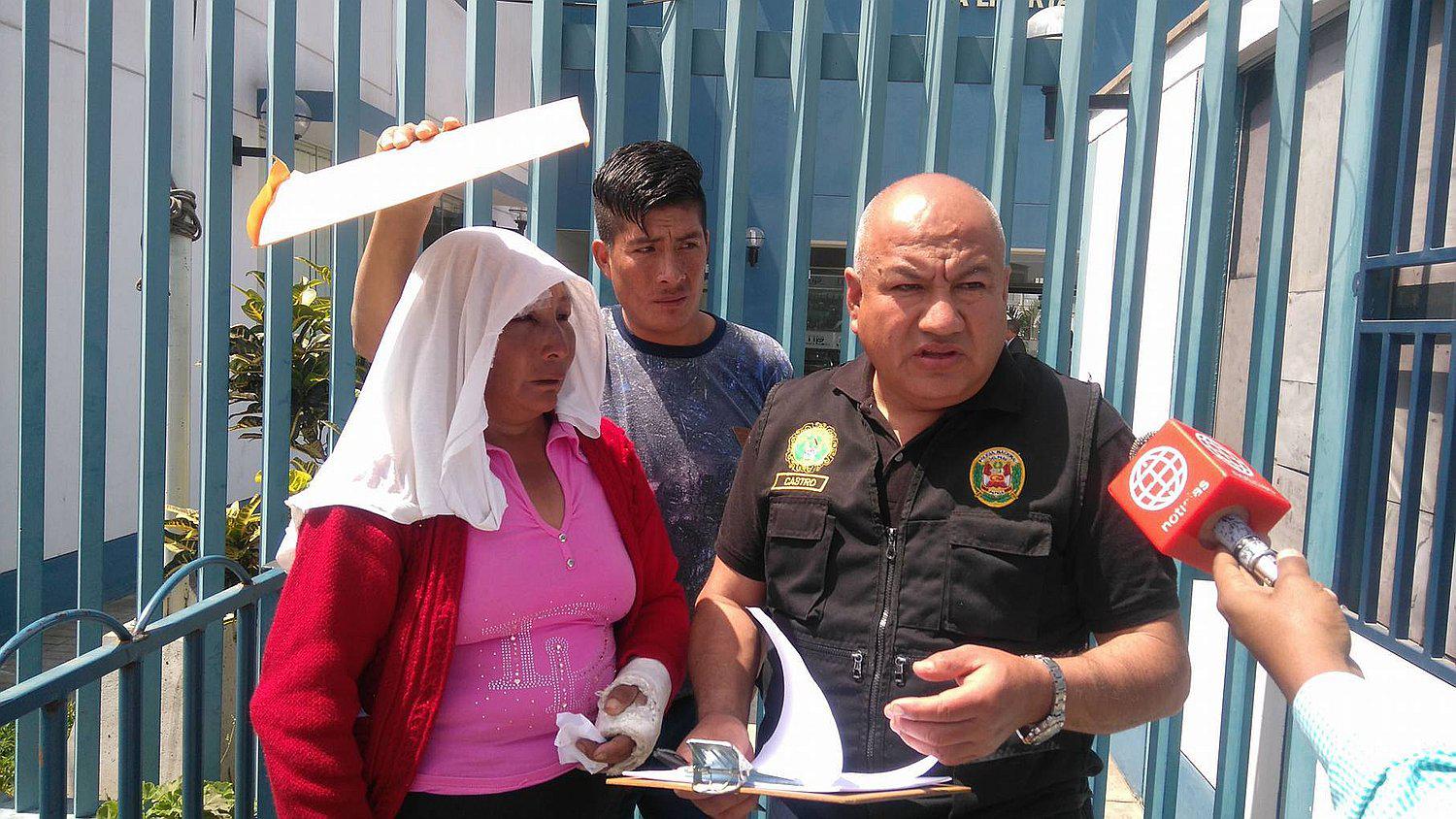 La Libertad: Madre golpeada por teniente gobernador denuncia a autoridad en Trujillo (VIDEO)