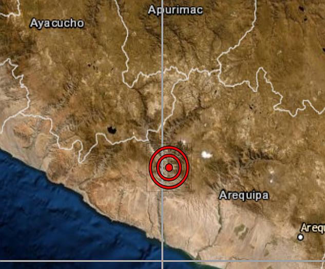 Arequipa registró 3 sismos de considerable magnitud
