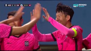 Impecable tiro libre: Son se lució con golazo en Chile vs. Corea del Sur (VIDEO)