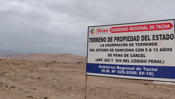 Terreno en el anexo de Cerro Blanco se encuentra en disputa entre pobladores y el empresario José Zúñiga, titular de concesión minera. (Foto: Difusión)