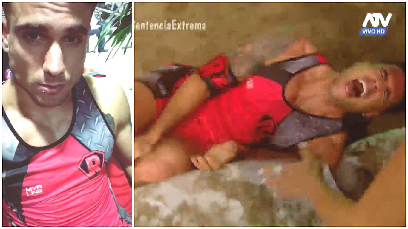 Gino Assereto sufrió fuerte lesión en vivo y preocupa a fans con estas imágenes (VIDEO)