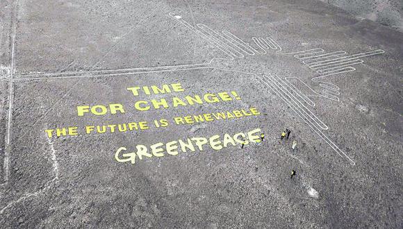Greenpeace: Grave daño a Líneas de Nazca merece la cárcel
