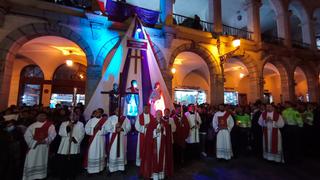 Semana Santa se vive en Arequipa con representación del Vía Crucis (En Vivo)