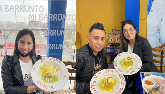 La pareja aprovechó en comer en un conocido restaurante del distrito de La Victoria. Foto: Instagram