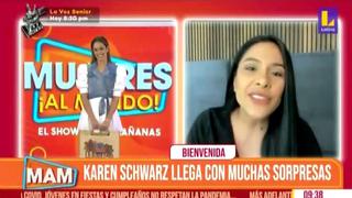 Karen Schwarz regresó a “Mujeres Al Mando” para reemplazar por una semana a Maricarmen Marín (VIDEO)