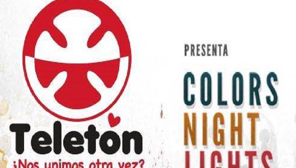 Concierto ‘Color Night Lights’ también contribuirá con la Teletón 2014