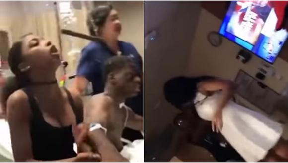 YouTube: hombre recibe en el hospital a su novia y a su amante (VIDEO)