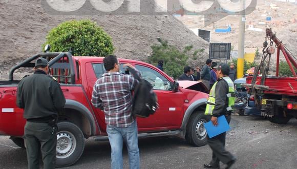 Moquegua: Aparatoso accidente protagoniza camioneta oficial