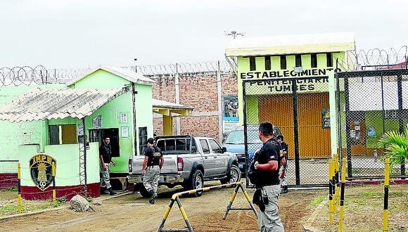 Hombre intenta pasar celulares al penal de Puerto Pizarro 