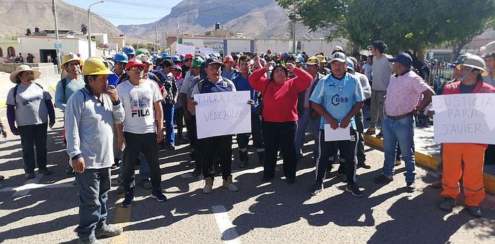 Protesta en Arequipa pide mayor seguridad en la provincia de Caravelí (FOTOS y VIDEO)