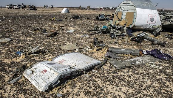 Airbus ruso siniestrado en Egipto se destruyó en el aire