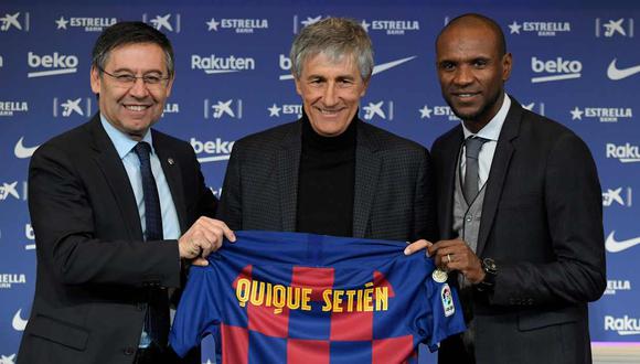 Quique Setién se reunirá con el presidente del Barcelona este viernes, según informó el diario Mundo Deportivo. (Foto: AFP)