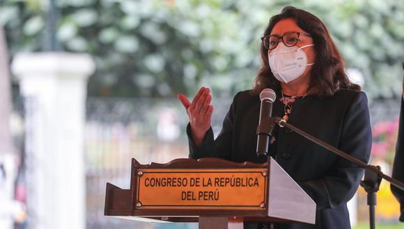 Violeta Bermúdez comentó sobre la posible llegada de la vacuna.  (Foto: PCM)