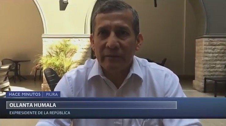 Ollanta Humala reitera a Vizcarra que cierre el Congreso si no se aprueba adelanto de elecciones (VIDEO)
