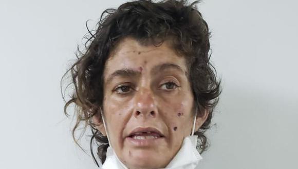 La española Vanessa Cejuelas fue detenida esta mañana por agentes antirrobos de la Dirincri.