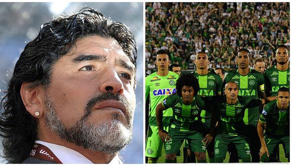 ​Diego Maradona: "Desde hoy soy hincha del Chapecoense"
