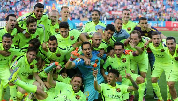 Barcelona se coronó campeón de la Liga Española