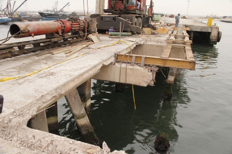 Mejoran muelle municipal Centenario