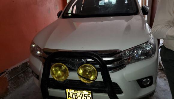 Uno de los vehículos recuperados había sido robado este miércoles. (Policía Nacional del Perú)