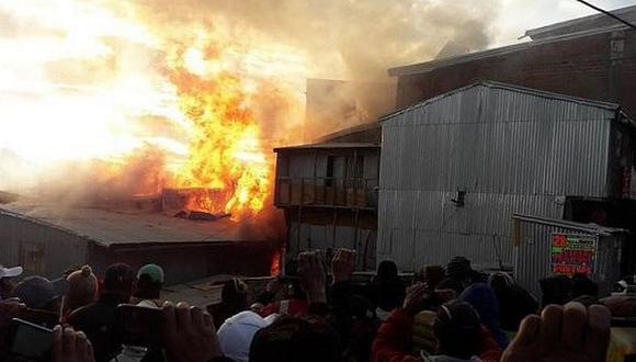 Reportan dos incendios en distritos de la región Puno