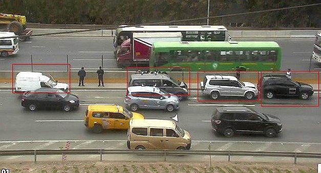 Reportan cuádruple choque en Evitamiento a la altura del puente Huáscar (FOTOS) 