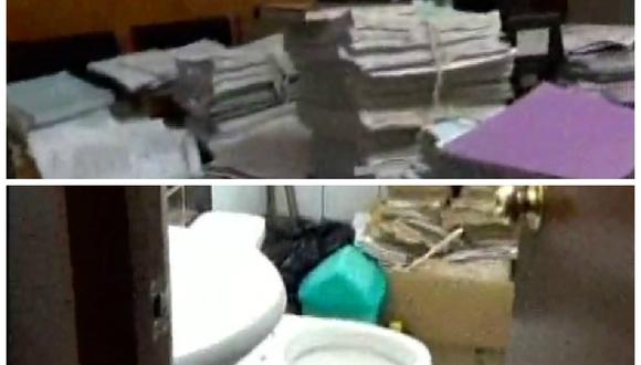 Andahuaylas: Fiscalía guarda expedientes de casos en los baños