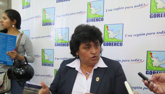 Vicegobernadora regional anuncia reestructuración en el GRH