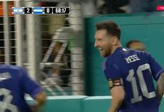 Gol de Lionel Messi, de ‘globito’: así fue su lujoso remate en el Argentina vs. Honduras (VIDEO)