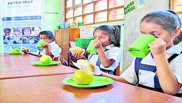 Piura: Más de 278 mil escolares recibirán alimentos
