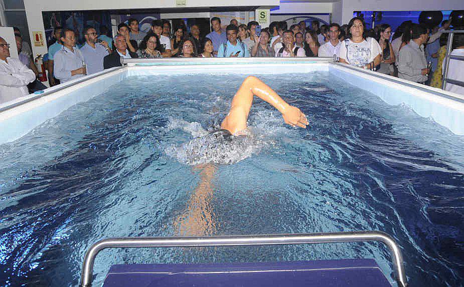 Inauguran piscina sin fin en Surco para la mejora del rendimiento físico (FOTOS)