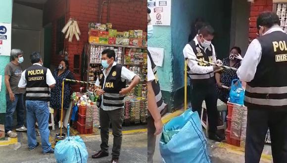 Sospechan que los cigarrillos ingresaron ilegalmente por la frontera con Bolivia y que la mercadería sería de origen paraguayo (Foto: PNP)